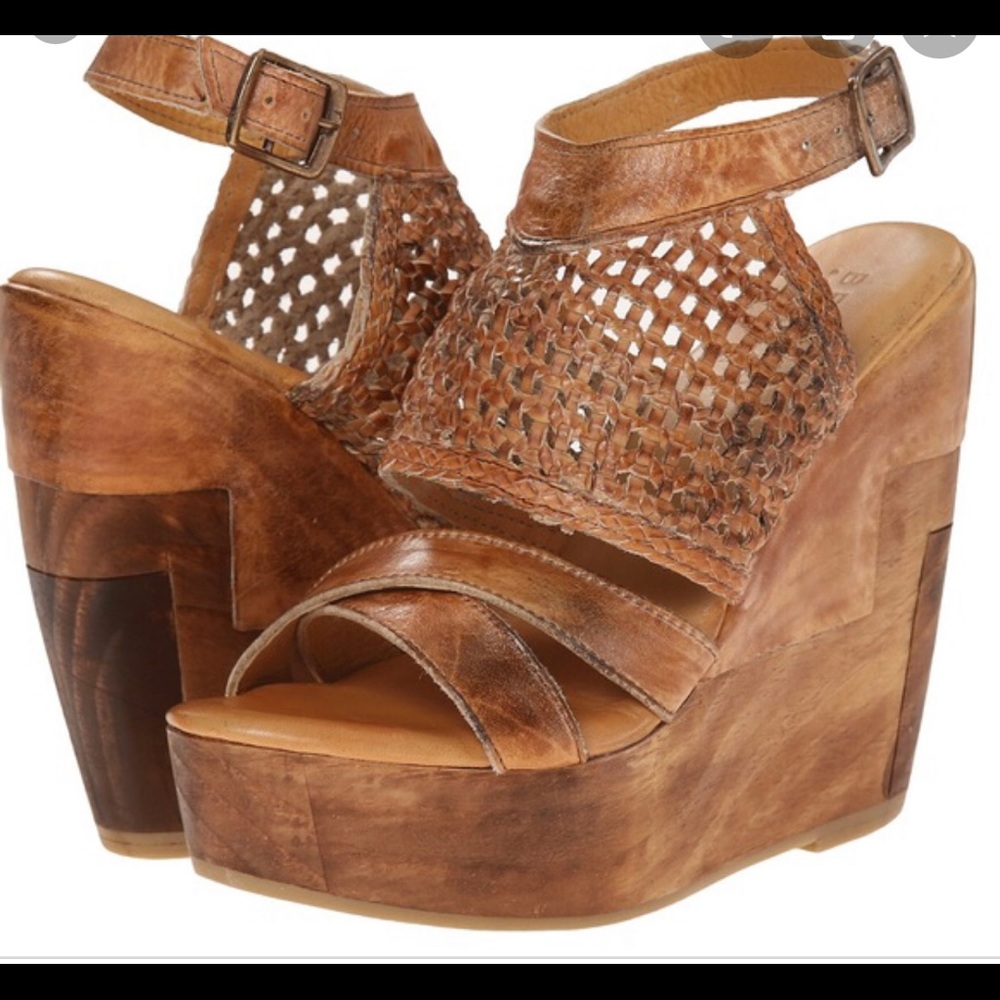 Bud Stu Petra wedge sandals